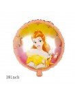 1pc Cartoon księżniczka syrenka z balonów foliowych Baby shower dziewczyna nadmuchiwane helem Globos dzieci dekoracje na przyjęc