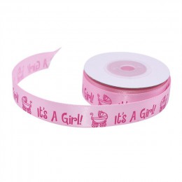 10 stoczni/rolka 15MM to chłopiec to dziewczyna rypsowa satynowa wstążka opakowanie na prezent wstążki na Baby Shower chrzest i 