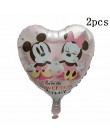 114cm Giant Mickey Minnie Mouse balon kreskówka folia balon na przyjęcie urodzinowe dla dzieci dekoracje na imprezę urodzinową d
