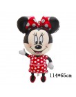 114cm Giant Mickey Minnie Mouse balon kreskówka folia balon na przyjęcie urodzinowe dla dzieci dekoracje na imprezę urodzinową d