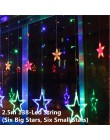 Boże narodzenie 3M X 3M 304 kurtyna girlanda żarówkowa Led Lights Xmas Garland ozdoby choinkowe dla domu noworoczne dekoracje na
