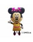114cm Giant Mickey Minnie Mouse balon kreskówka folia balon na przyjęcie urodzinowe dla dzieci dekoracje na imprezę urodzinową d