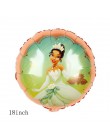 1pc Cartoon księżniczka syrenka z balonów foliowych Baby shower dziewczyna nadmuchiwane helem Globos dzieci dekoracje na przyjęc