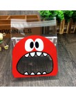 50 sztuk/partia Cute Heart Theme cukierki Cookie torby ślubne cukierki na przyjęcie urodzinowe Buscuit worek do pakowania świąte