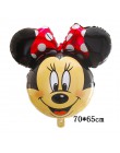 114cm Giant Mickey Minnie Mouse balon kreskówka folia balon na przyjęcie urodzinowe dla dzieci dekoracje na imprezę urodzinową d