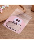 50 sztuk/partia Cute Heart Theme cukierki Cookie torby ślubne cukierki na przyjęcie urodzinowe Buscuit worek do pakowania świąte