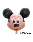 114cm Giant Mickey Minnie Mouse balon kreskówka folia balon na przyjęcie urodzinowe dla dzieci dekoracje na imprezę urodzinową d