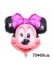 114cm Giant Mickey Minnie Mouse balon kreskówka folia balon na przyjęcie urodzinowe dla dzieci dekoracje na imprezę urodzinową d