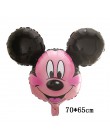 114cm Giant Mickey Minnie Mouse balon kreskówka folia balon na przyjęcie urodzinowe dla dzieci dekoracje na imprezę urodzinową d