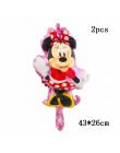 114cm Giant Mickey Minnie Mouse balon kreskówka folia balon na przyjęcie urodzinowe dla dzieci dekoracje na imprezę urodzinową d
