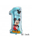114cm Giant Mickey Minnie Mouse balon kreskówka folia balon na przyjęcie urodzinowe dla dzieci dekoracje na imprezę urodzinową d