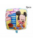 114cm Giant Mickey Minnie Mouse balon kreskówka folia balon na przyjęcie urodzinowe dla dzieci dekoracje na imprezę urodzinową d