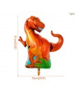 11 sztuk chłopcy urodziny Dino Party dinozaur folia konfetti do balonów lateksowe balony Dino balon powietrza Globos Baby Shower