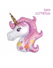 Dla dzieci urodziny jednorożec strona dekoracji jednorożec róg ciasto topper opaska do włosów ślub baby shower party supplies 1s
