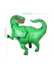 11 sztuk chłopcy urodziny Dino Party dinozaur folia konfetti do balonów lateksowe balony Dino balon powietrza Globos Baby Shower