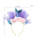 Dla dzieci urodziny jednorożec strona dekoracji jednorożec róg ciasto topper opaska do włosów ślub baby shower party supplies 1s