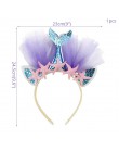 Dla dzieci urodziny jednorożec strona dekoracji jednorożec róg ciasto topper opaska do włosów ślub baby shower party supplies 1s