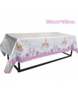 Dla dzieci urodziny jednorożec strona dekoracji jednorożec róg ciasto topper opaska do włosów ślub baby shower party supplies 1s