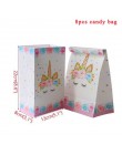 Dla dzieci urodziny jednorożec strona dekoracji jednorożec róg ciasto topper opaska do włosów ślub baby shower party supplies 1s