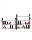 Stojak na buty aluminium Metal stojak na buty DIY buty półka do przechowywania Organizer do domu akcesoria stojak na buty