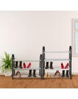 Stojak na buty aluminium Metal stojak na buty DIY buty półka do przechowywania Organizer do domu akcesoria stojak na buty