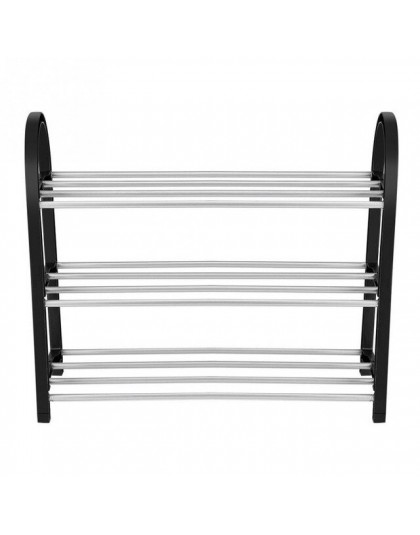 Stojak na buty aluminium Metal stojak na buty DIY buty półka do przechowywania Organizer do domu akcesoria stojak na buty