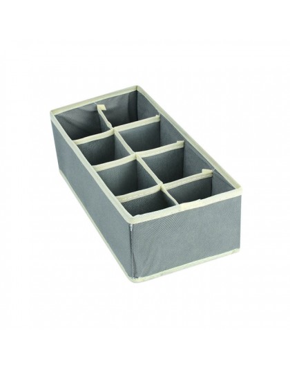 Bielizna Storage Organizer Box, 6/7/8/24 skarpetki/szalik/biustonosz siatka szafa szuflada Organizer składana szafa tkanina kont