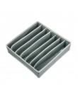 Bielizna Storage Organizer Box, 6/7/8/24 skarpetki/szalik/biustonosz siatka szafa szuflada Organizer składana szafa tkanina kont
