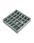 Bielizna Storage Organizer Box, 6/7/8/24 skarpetki/szalik/biustonosz siatka szafa szuflada Organizer składana szafa tkanina kont