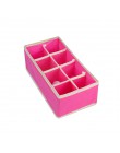 Bielizna Storage Organizer Box, 6/7/8/24 skarpetki/szalik/biustonosz siatka szafa szuflada Organizer składana szafa tkanina kont