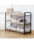 Wielowarstwowy stojak na buty aluminiowy metalowy stojak na buty DIY buty półka do przechowywania domu salon Organizer akcesoria