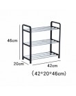 Wielowarstwowy stojak na buty aluminiowy metalowy stojak na buty DIY buty półka do przechowywania domu salon Organizer akcesoria