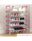 Stojak na buty organizer na obuwie aluminium Metal stały stojak na buty DIY buty półka do przechowywania organizer do domu akces