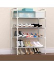 Stojak na buty organizer na obuwie aluminium Metal stały stojak na buty DIY buty półka do przechowywania organizer do domu akces