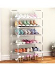 Stojak na buty organizer na obuwie aluminium Metal stały stojak na buty DIY buty półka do przechowywania organizer do domu akces