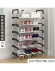 Stojak na buty organizer na obuwie aluminium Metal stały stojak na buty DIY buty półka do przechowywania organizer do domu akces