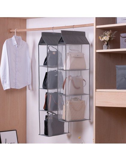 Szafa wiszący organizer Tote wisząca torba do przechowywania torba torebka organizer w szafie mesh torebka torebka szafa organiz