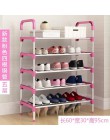 Stojak na buty organizer na obuwie aluminium Metal stały stojak na buty DIY buty półka do przechowywania organizer do domu akces