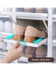 3 sztuk/zestaw nowe buty Push-pull Box Rack plastikowe składane Organizer na obuwie wieżowych szuflada pudełka buty sportowe pół