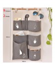 Oszczędność miejsca 9 kieszenie Home Wall wiszący organizer przechowywanie zabawek papierowe chusteczki okulary sypialnia organi