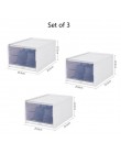 3 sztuk/zestaw nowe buty Push-pull Box Rack plastikowe składane Organizer na obuwie wieżowych szuflada pudełka buty sportowe pół