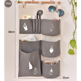 Oszczędność miejsca 9 kieszenie Home Wall wiszący organizer przechowywanie zabawek papierowe chusteczki okulary sypialnia organi