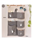 Oszczędność miejsca 9 kieszenie Home Wall wiszący organizer przechowywanie zabawek papierowe chusteczki okulary sypialnia organi