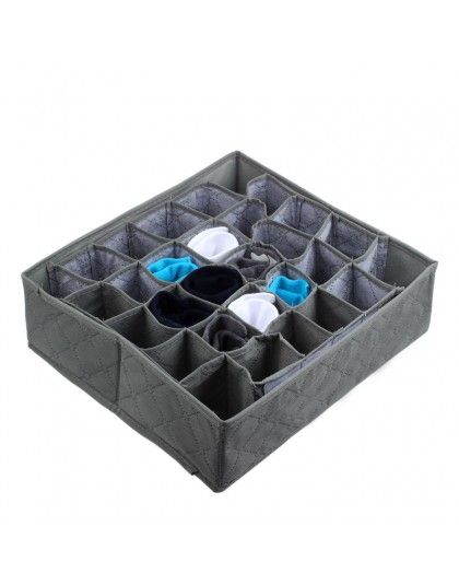 Organizadores 30 komórek bambusowy węgiel drzewny krawaty skarpetki szuflada organizer do szafy Box bambusowy węgiel drzewny ant