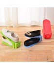 6 sztuk/2 sztuk podwójne stojak na buty nie regulowany Slipper organizator zakres uchwyt na buty stojak do przechowywania do osz