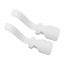 2 sztuk kolory łyżka do butów profesjonalne plastikowe Shoehorn długa rączka podnośnik do butów akcesoria narzędziowe, aby pomóc
