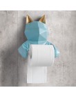 Głowa zwierzęcia statua figurka wiszące papierowe uchwyt toaleta toaleta ścienna Home Decor rolkę papieru pudełko na chusteczki 