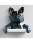 Głowa zwierzęcia statua figurka wiszące papierowe uchwyt toaleta toaleta ścienna Home Decor rolkę papieru pudełko na chusteczki 