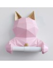 Głowa zwierzęcia statua figurka wiszące papierowe uchwyt toaleta toaleta ścienna Home Decor rolkę papieru pudełko na chusteczki 