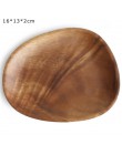 Taca talerze nieregularny owal patelnia z litego drewna płyta potraw z owoców garnki tace podstawa Stander Decor dekoracje domu